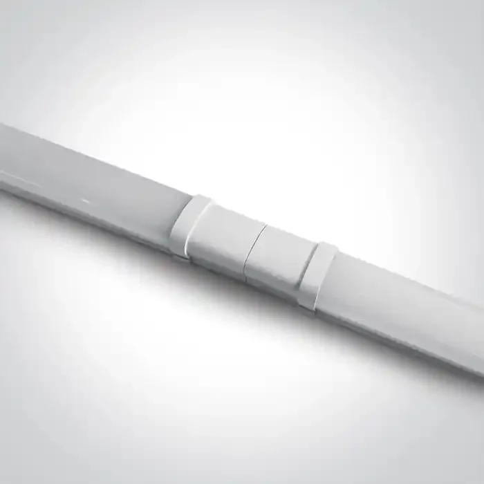 White 36W IP65 slim LED connectable fitting .