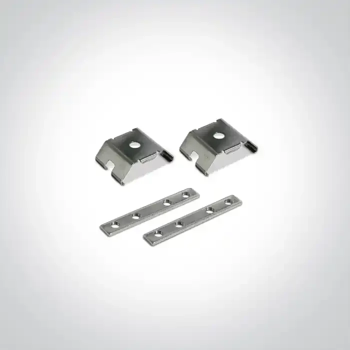 White 40W UGR17 Linear system with with 48 LED spots for surface or suspended installation, ideal for offices.