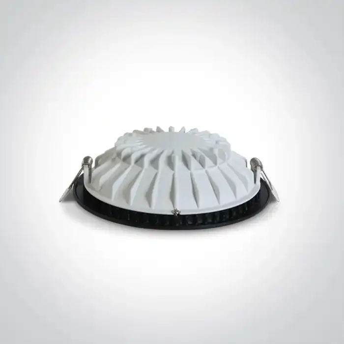 White-Brass 16W LED Dark Light Dome Reflector, IP20.