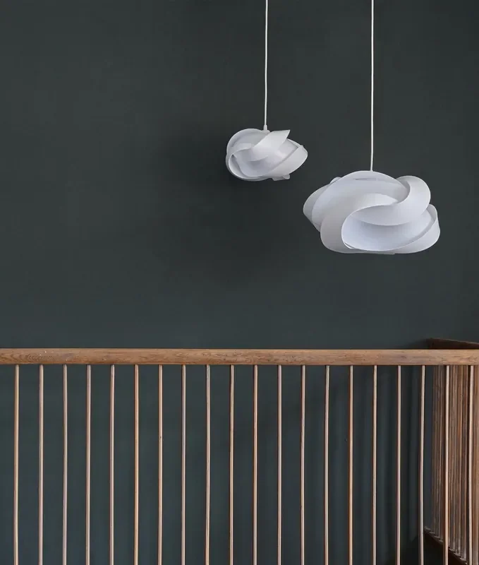 White Interwoven Non-Electric Shade – Two Sizes