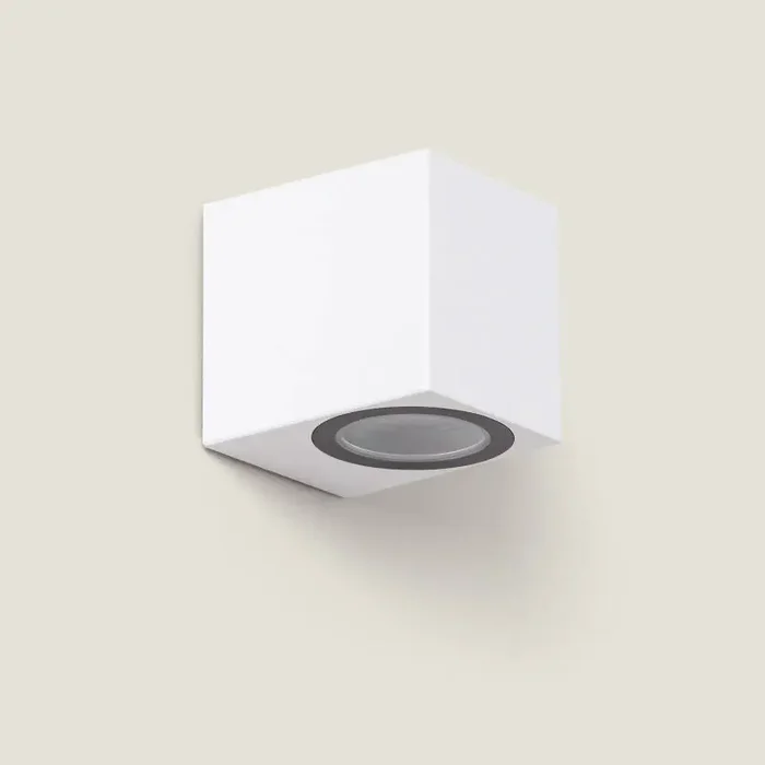 White Miseno PC Outdoor Wall Lamp – Ledkia