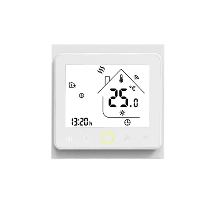 White Programmable Thermostat for Heating WiFi – Ledkia