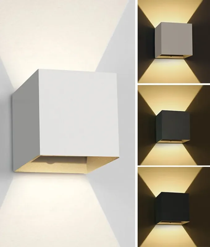 Wide Beam LED Up and Down Wall Light – IP54 Rated