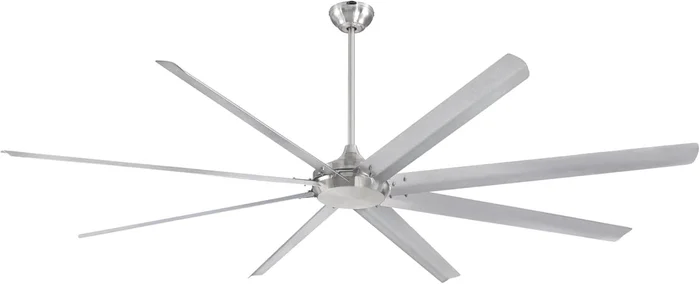 Widespan 100 Inch Eight Blade Indoor Ceiling Fan DC Motor Remote Control Included