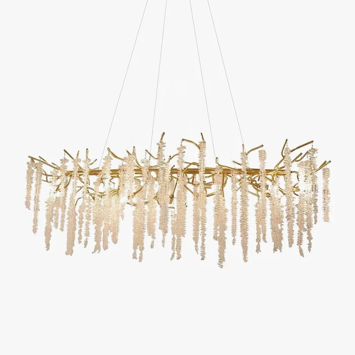 Wisteria Flower Crystal Chandelier