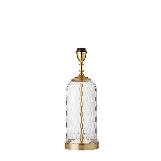 Wistow Solid Brass with Clear Glass Table Lamp