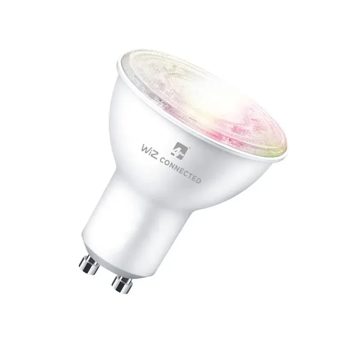 WiZ 4.9W White and Colour Changing Dimmable LED Smart WiFi/Bluetooth GU10 Bulb – Online Lighting