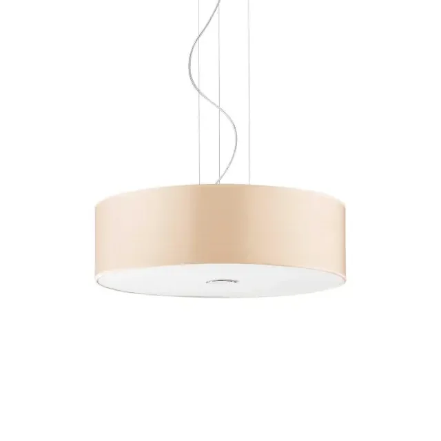 Woody SP4 4 Light Wooden Shaded Pendant Light