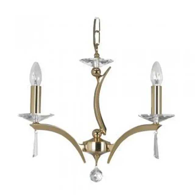 Wroxton 3 Light Gold Pendant Light