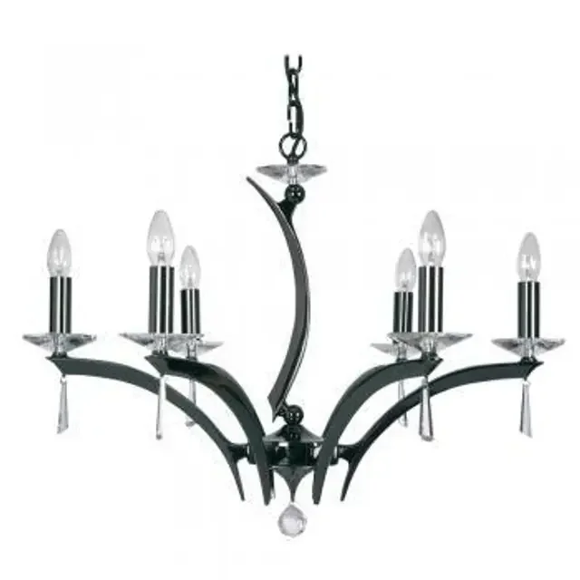 Wroxton 6 Light Titanium Chandelier Pendant Light