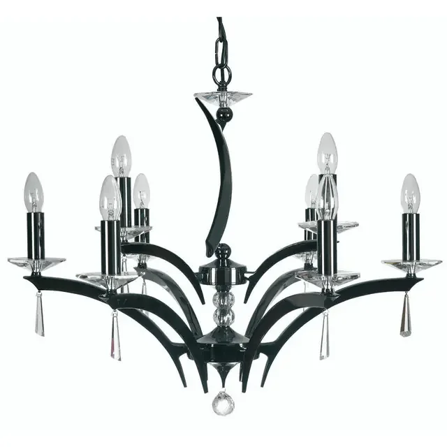 Wroxton 9 Light Titanium Chandelier Pendant Light