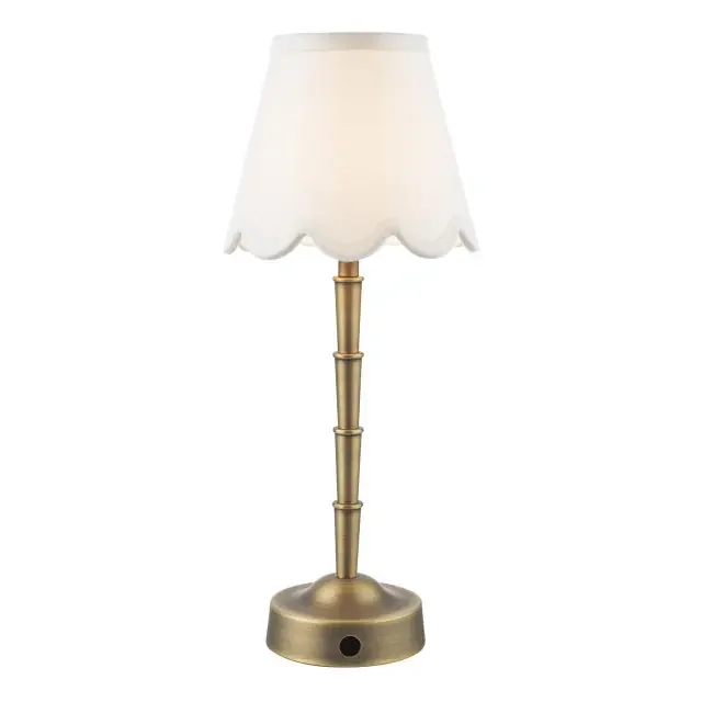 Wyman Matt Antique Brass Base Only 27cm LED Table Lamp