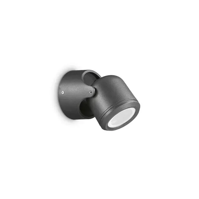 Xeno AP1 Black with Adjustable Diffuser IP44 Wall Spotlight