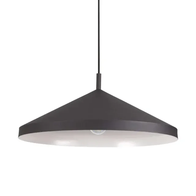 Yurta SP1 Black with White Inside 50cm Pendant Light