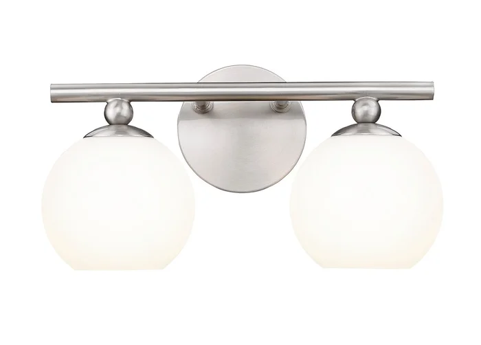 Z-Lite 1100-2V-BN Neoma Two Light Vanity, Brushed Nickel