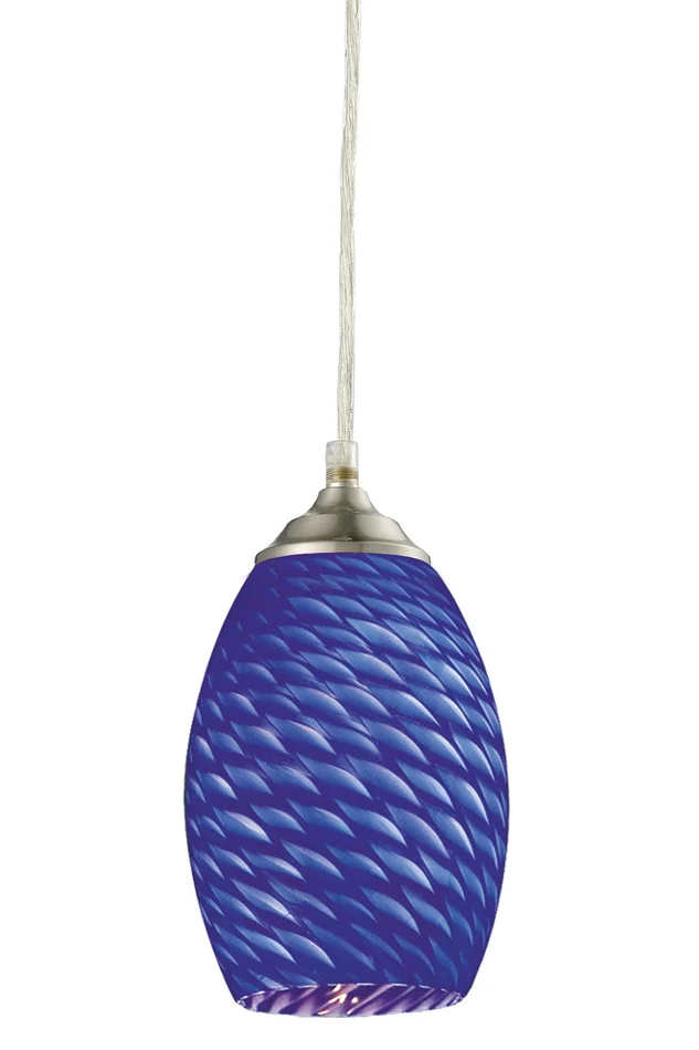 Z-Lite 131B-BN Jazz One Light Mini Pendant, Brushed Nickel
