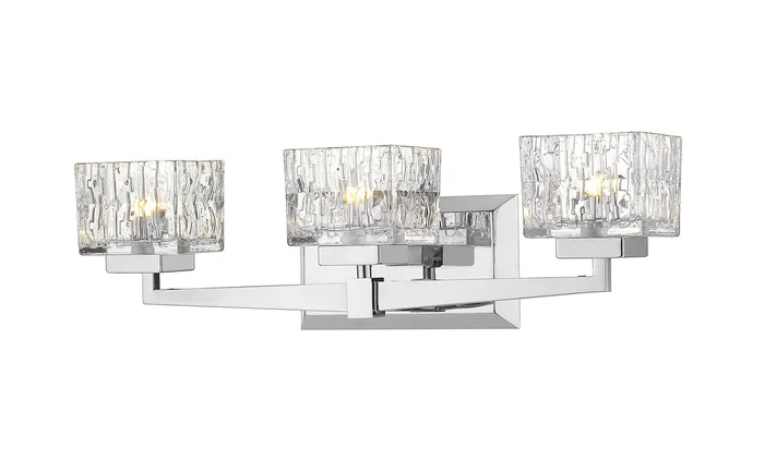 Z-Lite 1927-3V-CH Rubicon Three Light Vanity, Chrome