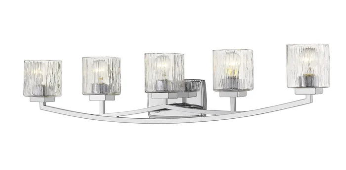 Z-Lite 1929-5V-CH Zaid Five Light Vanity, Chrome