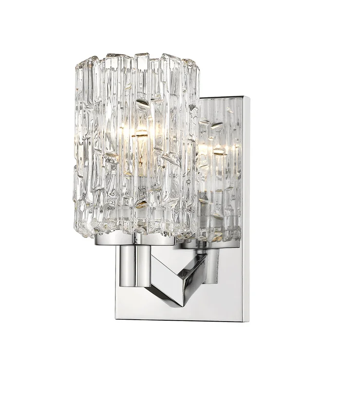 Z-Lite 1931-1S-CH Aubrey One Light Wall Sconce, Chrome