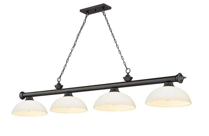 Z-Lite 2306-4BRZ-DMO14 Cordon Four Light Island Pendant, Bronze