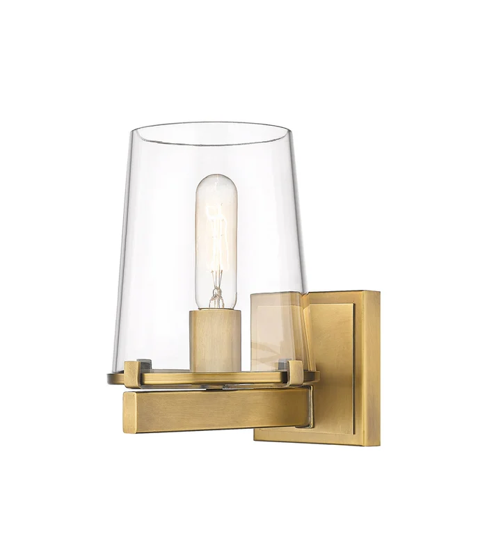 Z-Lite 3032-1V-RB Callista One Light Vanity, Rubbed Brass