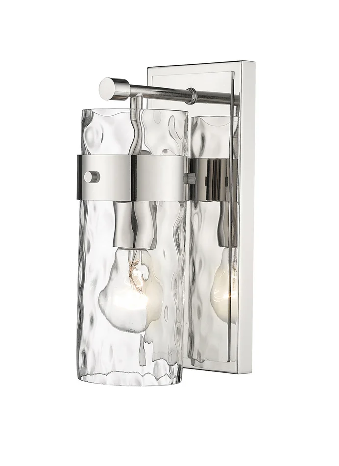 Z-Lite 3035-1V-PN Fontaine One Light Vanity, Polished Nickel