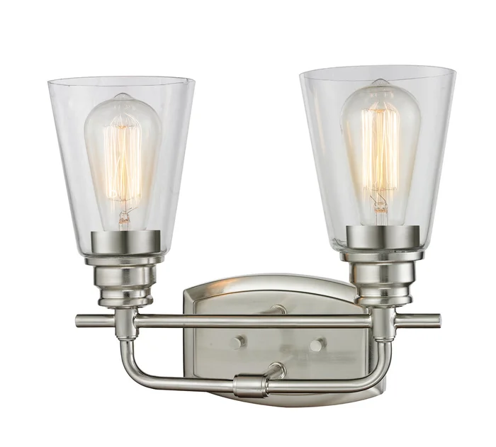 Z-Lite 428-2V-BN Annora Two Light Vanity, Brushed Nickel