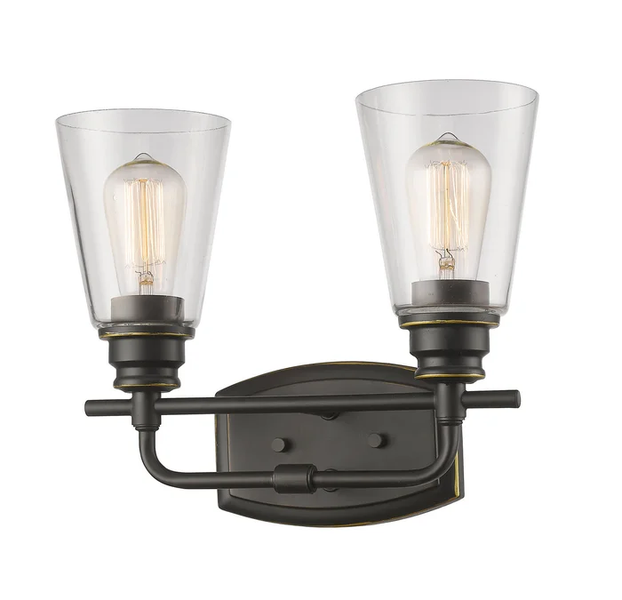 Z-Lite 428-2V-OB Annora Two Light Vanity, Olde Bronze