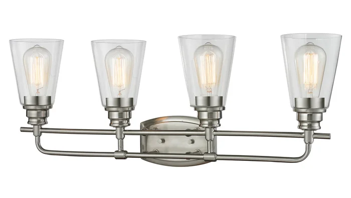 Z-Lite 428-4V-BN Annora Four Light Vanity, Brushed Nickel