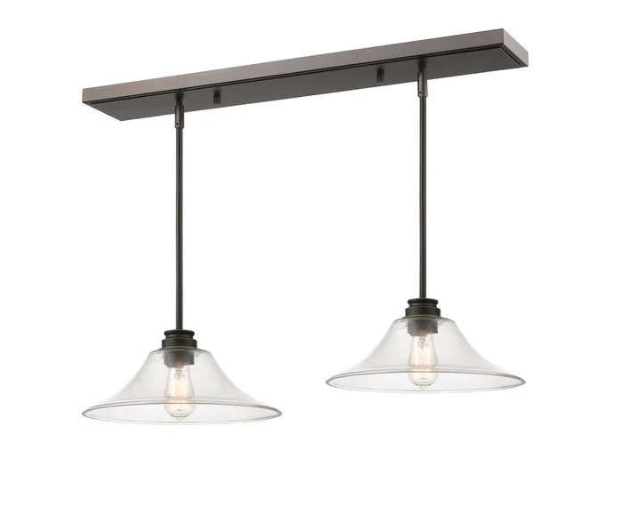 Z-Lite 428MP14-2OB Annora Two Light Island Pendant, Olde Bronze