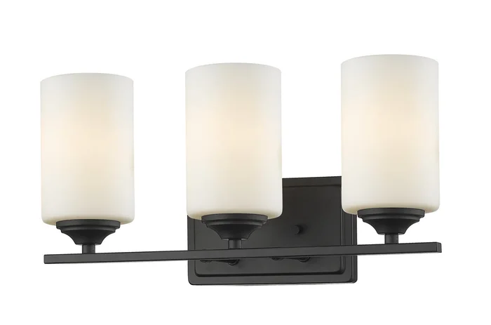 Z-Lite 435-3V-BRZ Bordeaux Three Light Vanity, Bronze