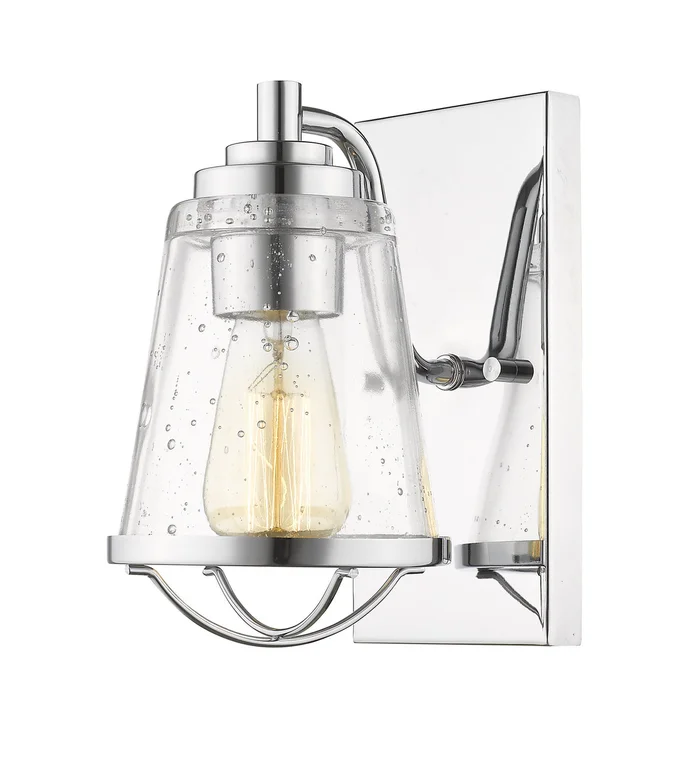 Z-Lite 444-1S-CH Mariner One Light Wall Sconce, Chrome