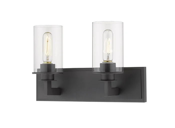 Z-Lite 462-2V-BRZ Savannah Two Light Vanity, Bronze