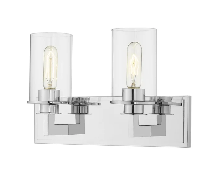 Z-Lite 462-2V-CH Savannah Two Light Vanity, Chrome