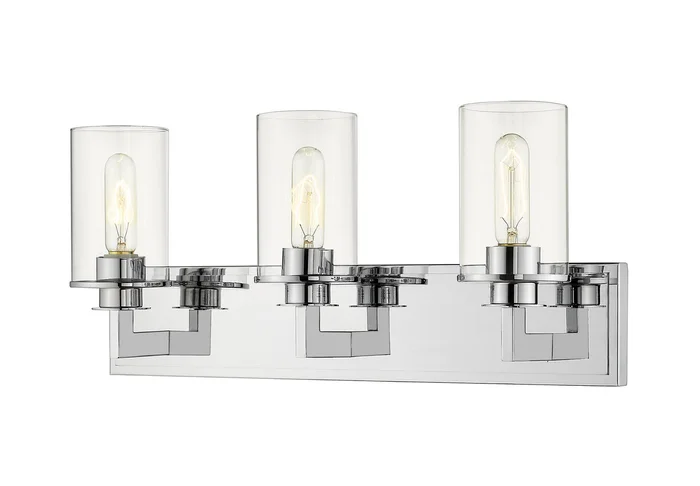 Z-Lite 462-3V-CH Savannah Three Light Vanity, Chrome