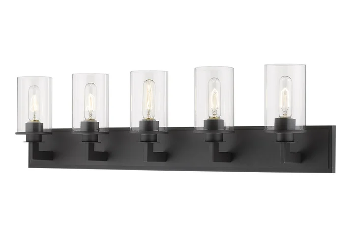 Z-Lite 462-5V-BRZ Savannah Five Light Vanity, Bronze