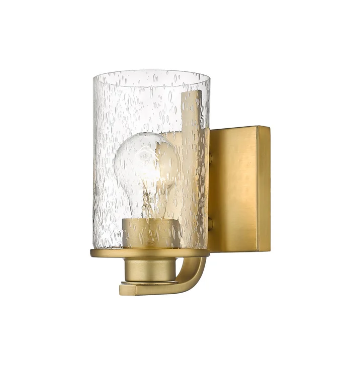 Z-Lite 492-1S-OBR Beckett One Light Wall Sconce, Olde Brass