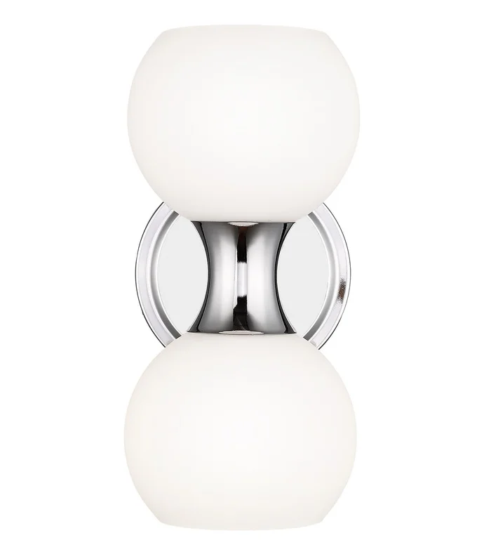 Z-Lite 494-2S-CH Artemis Two Light Wall Sconce, Chrome