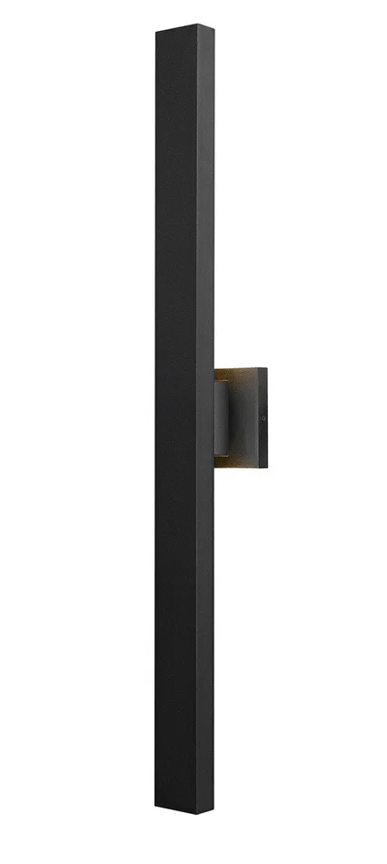 Z-Lite 576M-2-BK-LED Edge LED Outdoor Wall Sconce, Black