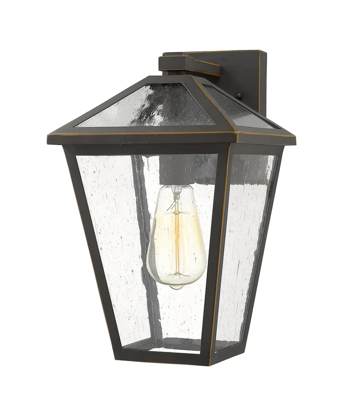 Z-Lite 579M-ORB Talbot One Light Outdoor Wall Sconce, Oil Rubbed Bronze