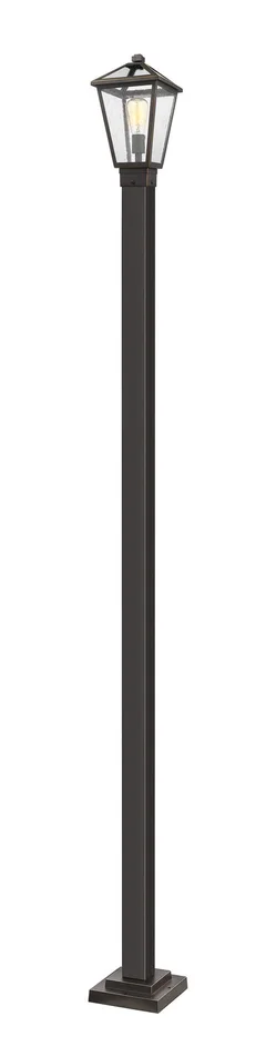Z-Lite 579PHMS-536P-ORB Talbot One Light Outdoor Post Mount, Oil Rubbed Bronze