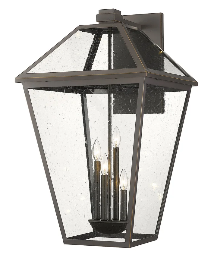 Z-Lite 579XLX-ORB Talbot Four Light Outdoor Wall Sconce, Oil Rubbed Bronze