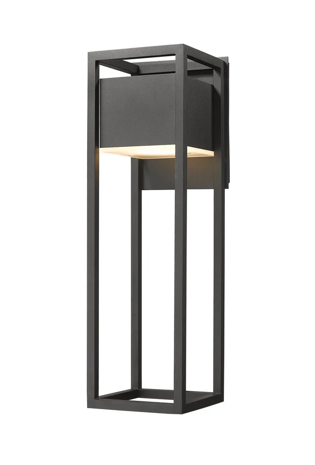 Z-Lite 585B-BK-LED Barwick LED Outdoor Wall Sconce, Black