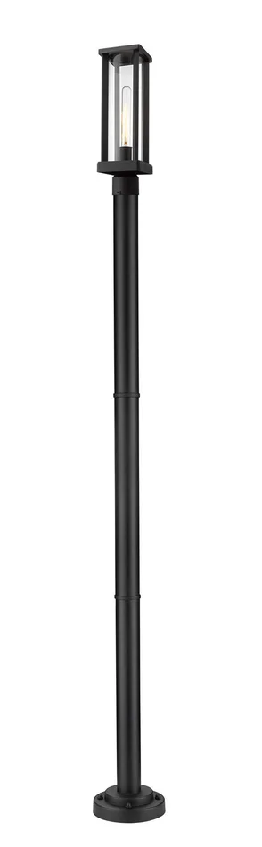 Z-Lite 586PHMR-567P-BK Glenwood One Light Outdoor Post Mount, Black