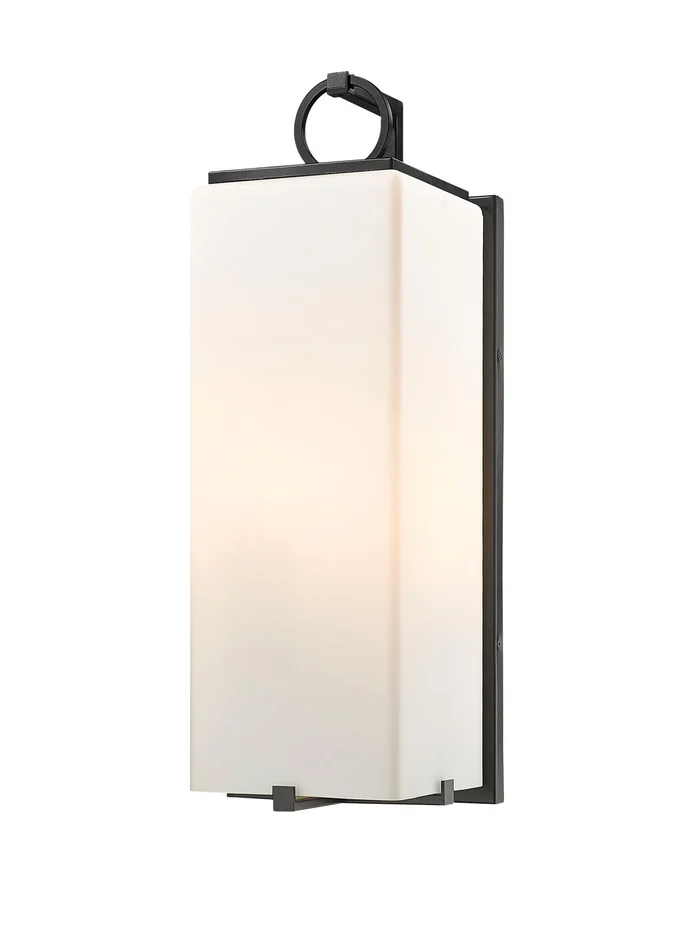 Z-Lite 593B-BK Sana Three Light Outdoor Wall Sconce, Black