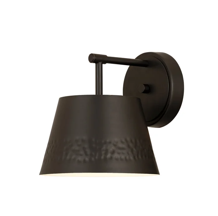 Z-Lite 6013-1S-MB Maddox One Light Wall Sconce, Matte Black