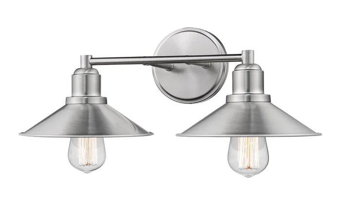 Z-Lite 613-2V-BN Casa Two Light Vanity, Brushed Nickel