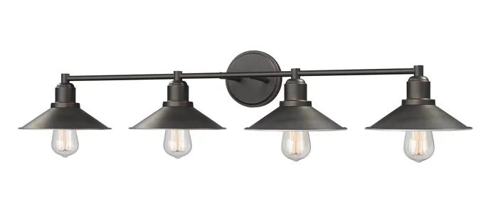 Z-Lite 613-4V-OB Casa Four Light Vanity, Olde Bronze