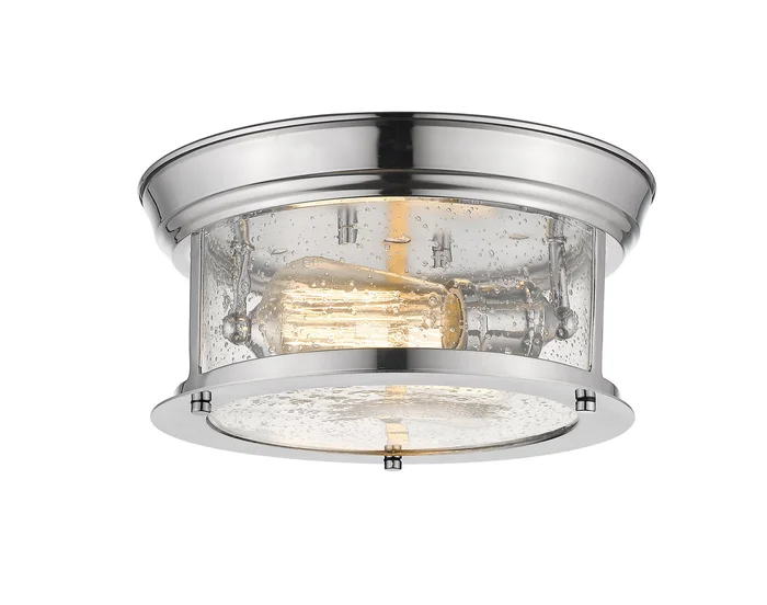 Z-Lite 727F10-CH Sonna Two Light Flush Mount, Chrome