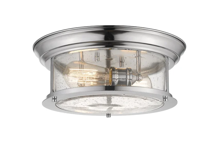 Z-Lite 727F13-CH Sonna Two Light Flush Mount, Chrome